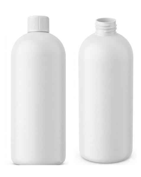 Rundflasche weiß 1 Liter